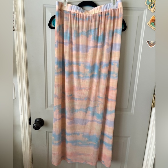 Forever 21 Multicolor Tie-Dye Maxi Cover-Up Skirt - Picture 4 of 4